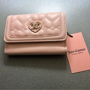 Juicy Couture Pink Quilted Women's Wallet BRAND NEW